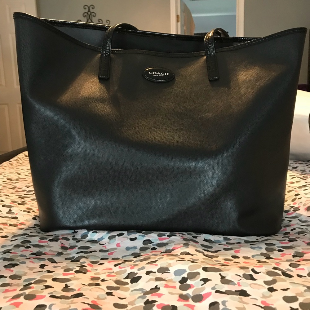 Black Coach Tote